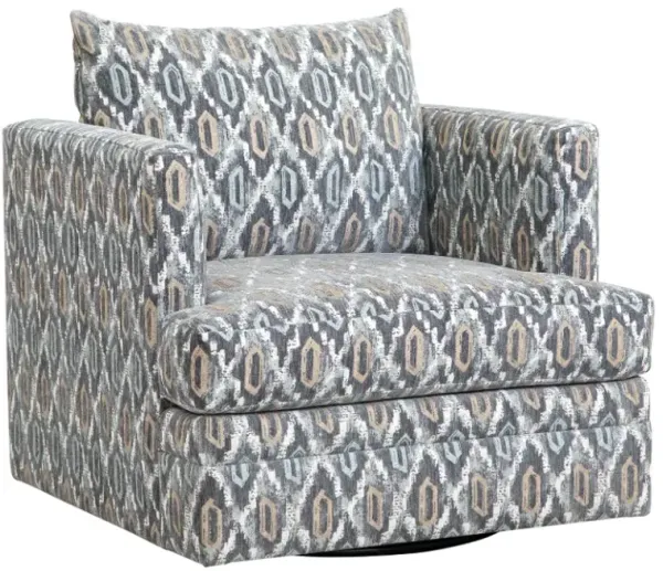 Behold™ Home Wilett Charcoal Swivel Chair