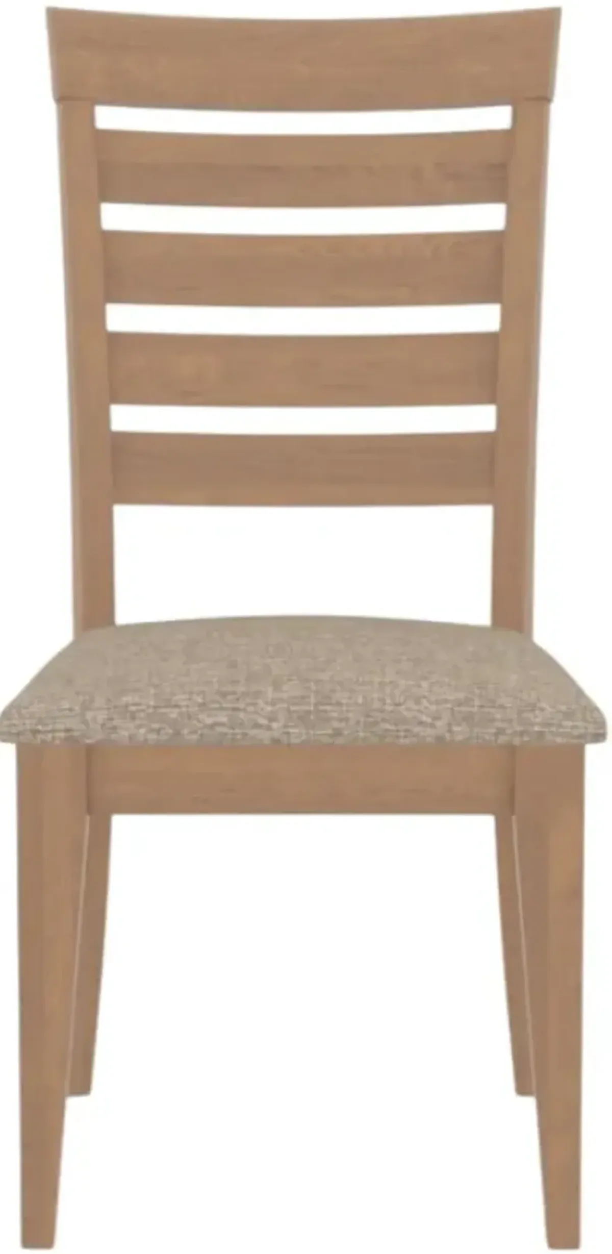 Canadel Gourmet 9208 Pecan Washed Upholstered Dining Side Chair