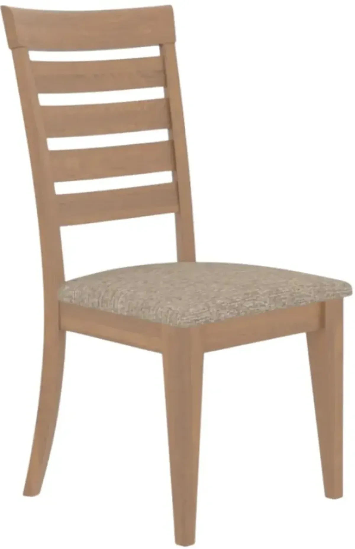 Canadel Gourmet 9208 Pecan Washed Upholstered Dining Side Chair