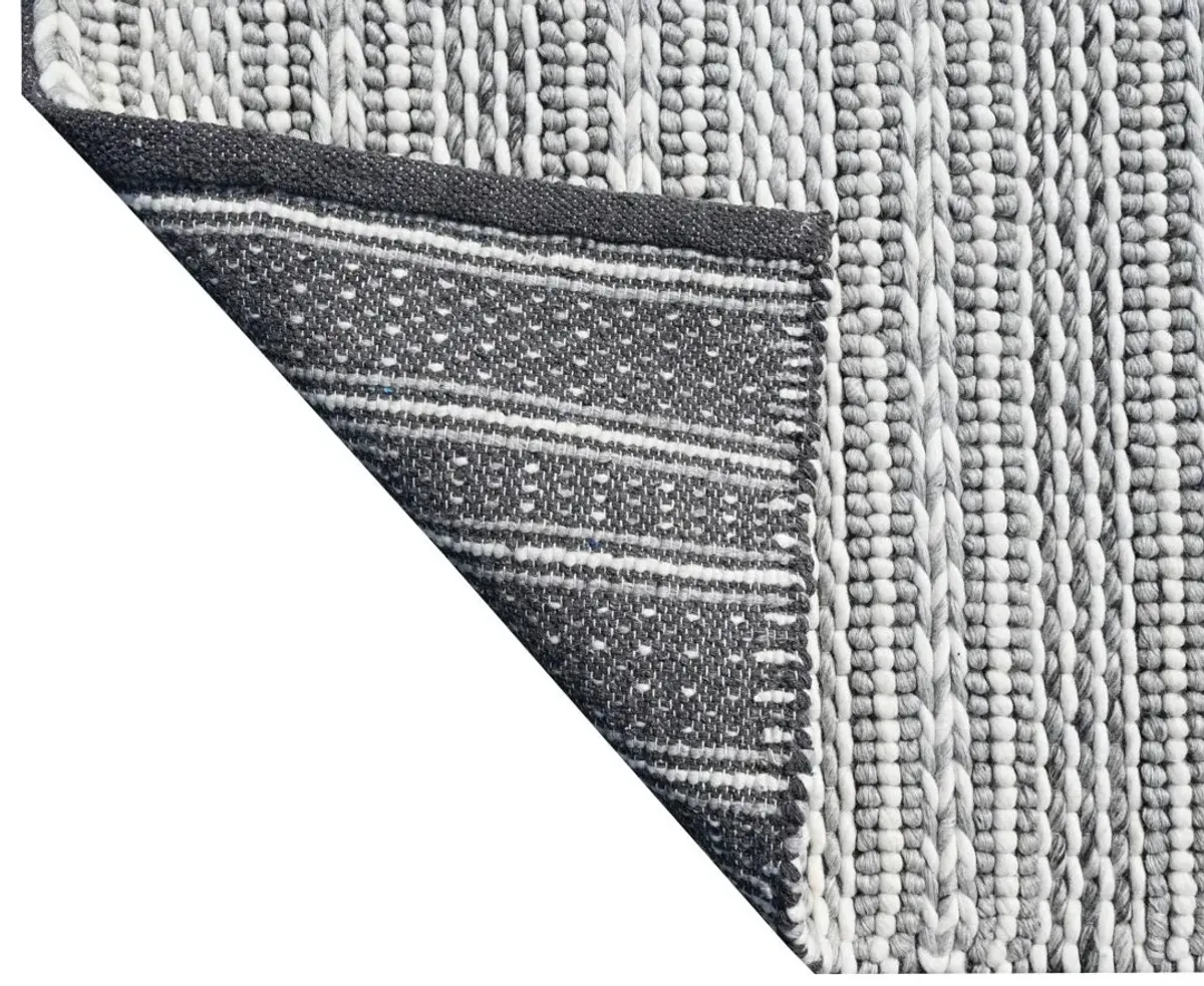 KAS Rugs Cortico Gray/Ivory Cozy 8'x10' Area Rug