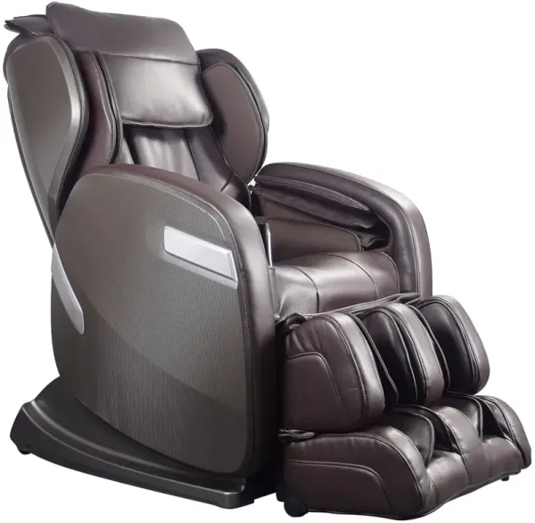 Cozzia® Brown Massage Chair with Zero Gravity Recline