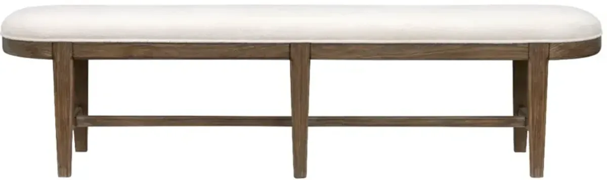 Magnussen Home® Westbourne Dark Umber Upholstered Bench
