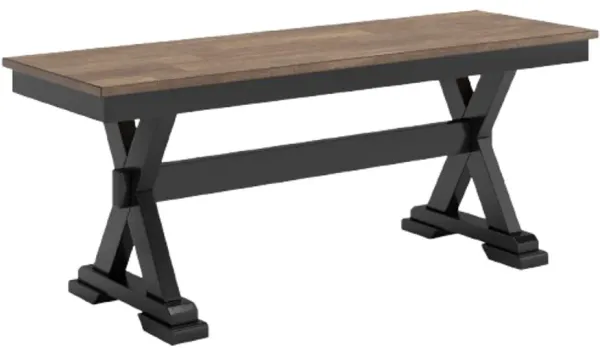 Signature Design by Ashley® Wildenauer Black/Brown Dining Bench
