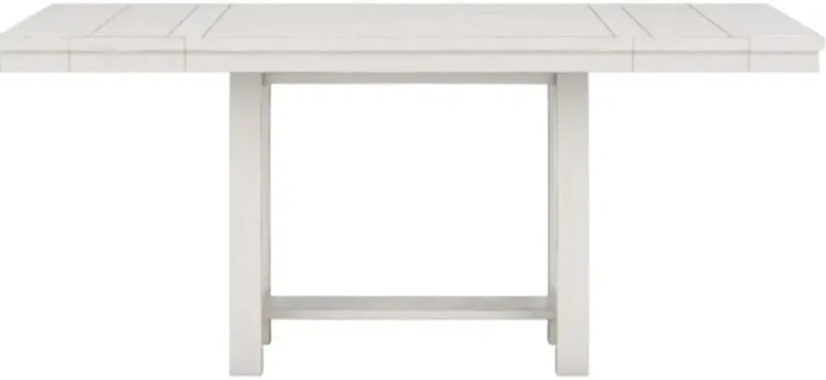 Signature Design by Ashley® Robbinsdale Antique White Counter Height Dining Extension Table