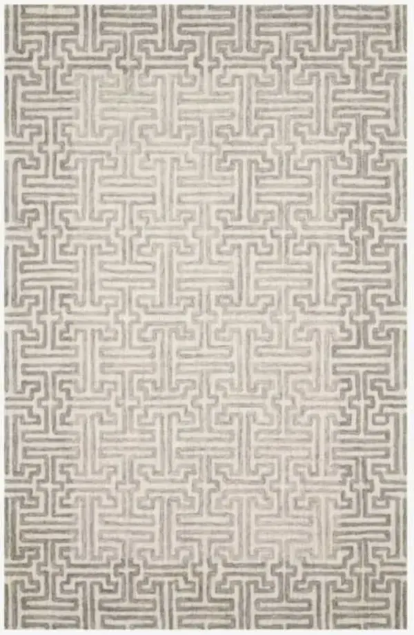Loloi II Ehren Stone/Sand 5'x8' Area Rug