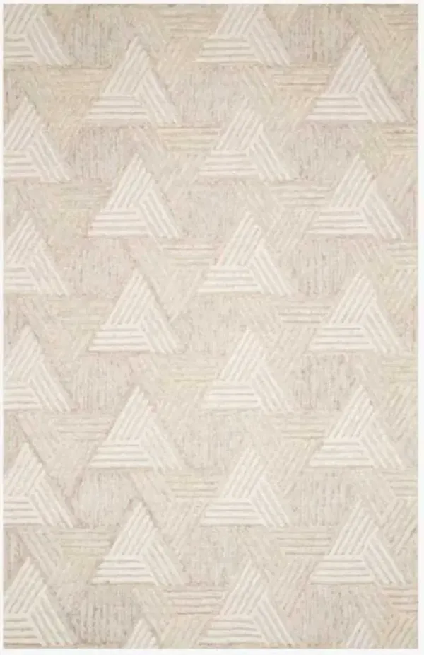 Loloi II Ehren Oatmeal/Ivory 5'x8' Area Rug