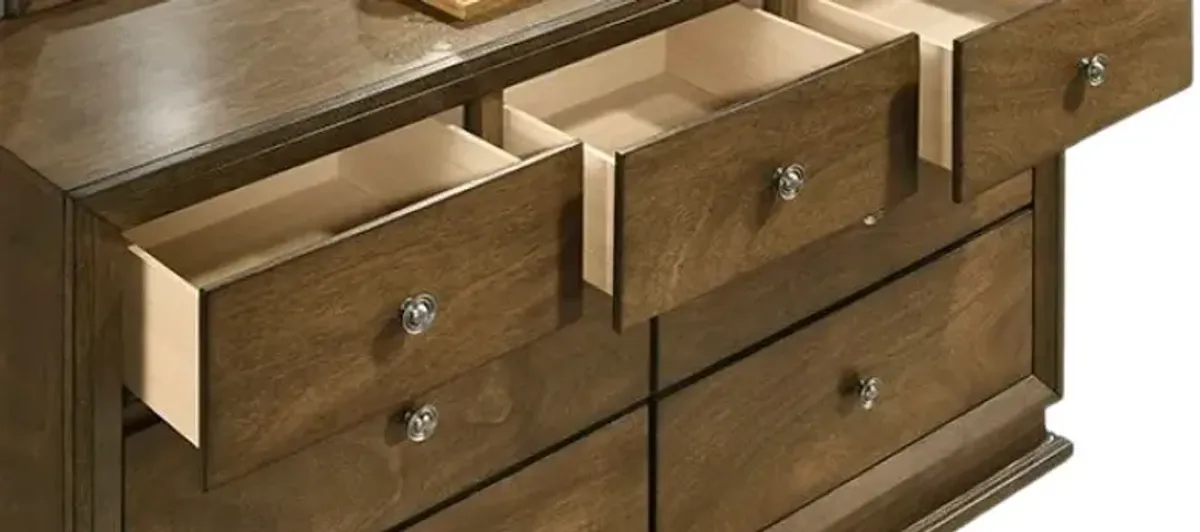 Furniture of America® Kirkham Walnut Dresser