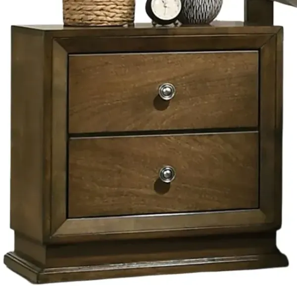 Furniture of America® Kirkham Walnut Nightstand