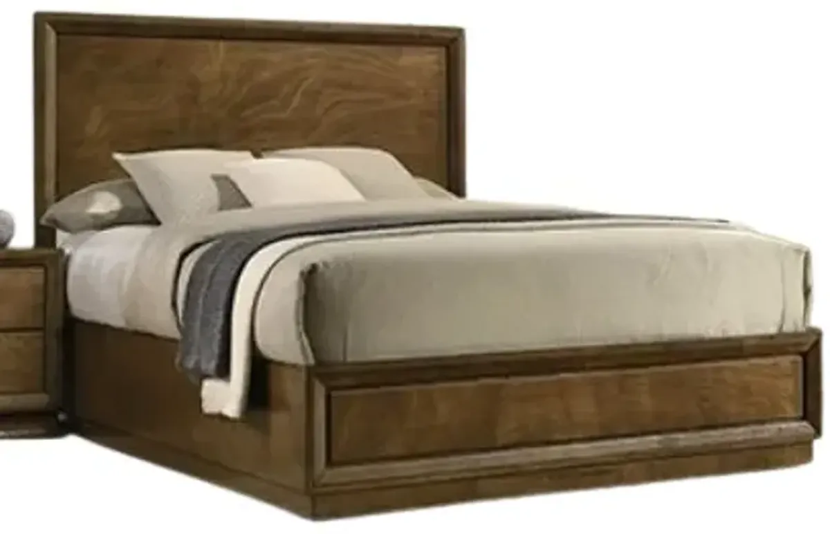 Furniture of America® Kirkham Walnut Twin Panel Bed