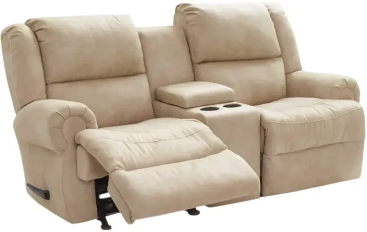 Best® Home Furnishings Field & Stream Genet Pebble Power Tilt Headrest Rocker Console Loveseat