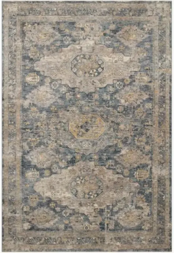 Loloi II Gaia Denim/Taupe 5'x8' Area Rug