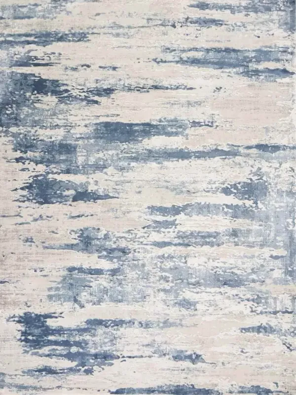 KAS Rugs Generations Blue/Grey Landscape 8'x11' Area Rug