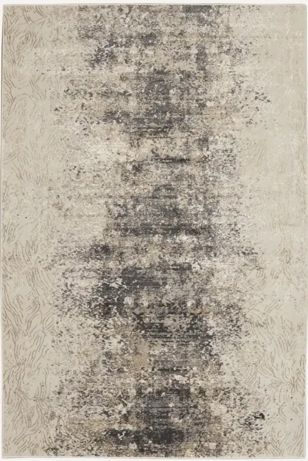 KAS Rugs Generations Gold Illusions/Gray 5'x8' Area Rug