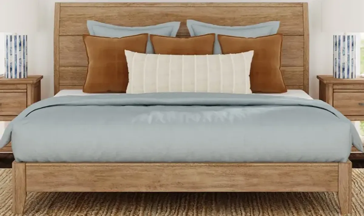 A-America® Geo Heights 3-Piece Butterscotch Queen Panel Bedroom Set