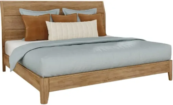 A-America® Geo Heights Butterscotch King Panel Bed