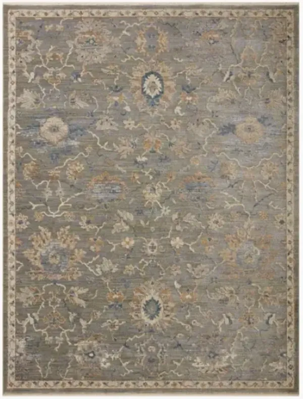 Loloi II Gaia Sage/Gold 5'x7' Area Rug