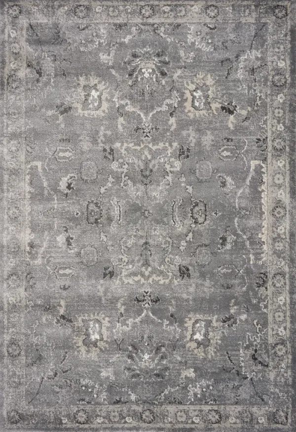 KAS Rugs Hue Grey Farrah 5'x8' Rug