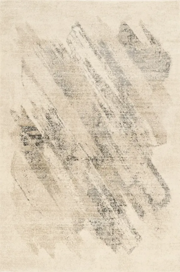 KAS Rugs Hue 4715 Ivory/Grey Luster 8'x10' Rug