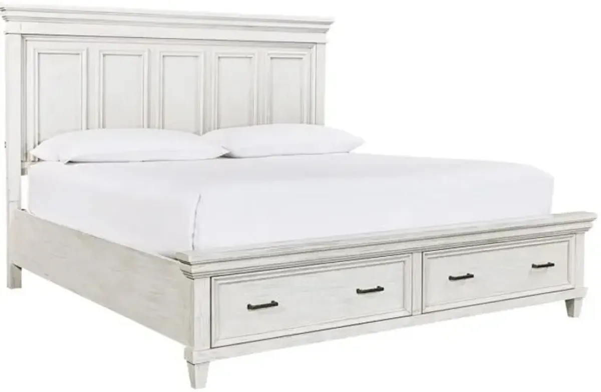 aspenhome Caraway Aged Ivory Queen Bed