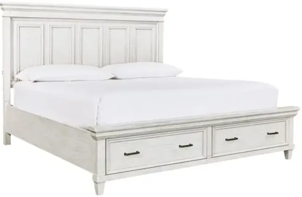 aspenhome Caraway Aged Ivory Queen Bed