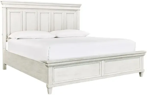 aspenhome® Caraway Aged Ivory King Panel Bed