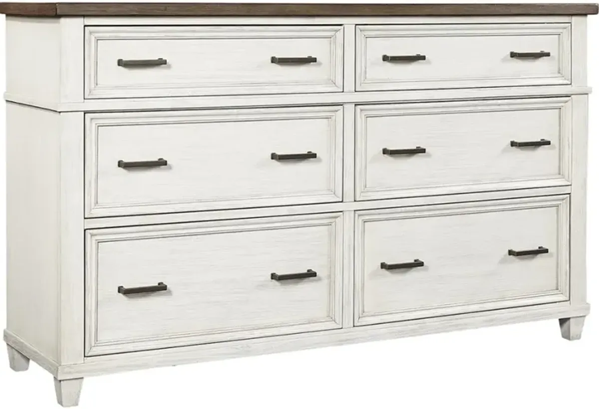 aspenhome® Caraway Aged Ivory Dresser