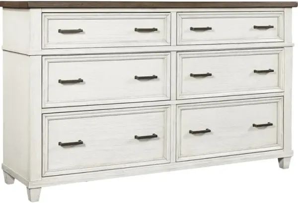 aspenhome® Caraway Aged Ivory Dresser
