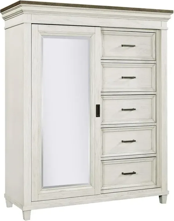 aspenhome® Caraway Aged Ivory Sliding Door Chest