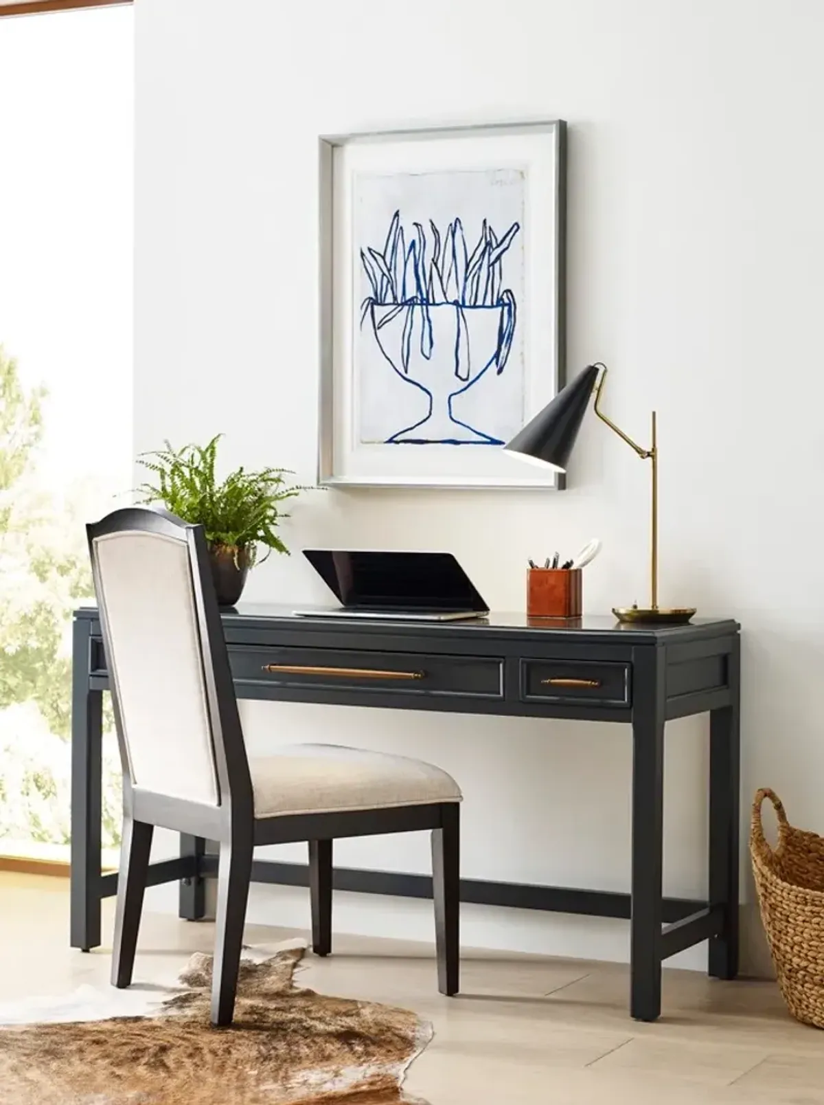 aspenhome® Alexander Midnight Writing Desk