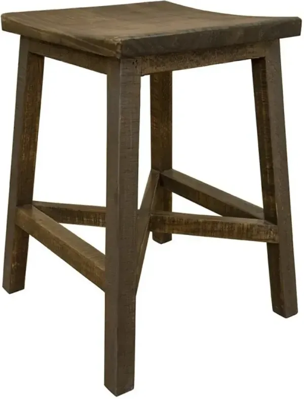 International Furniture Direct Loft Brown Counter Stool