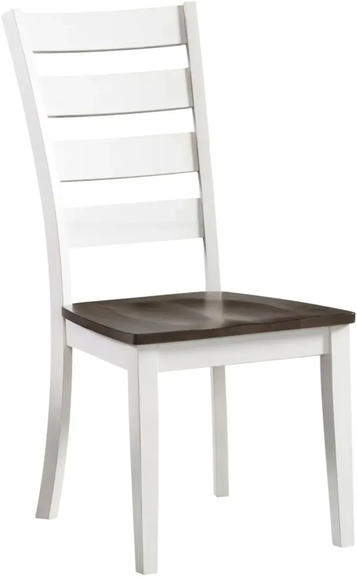 Intercon Kona Gray and White Ladder Chair