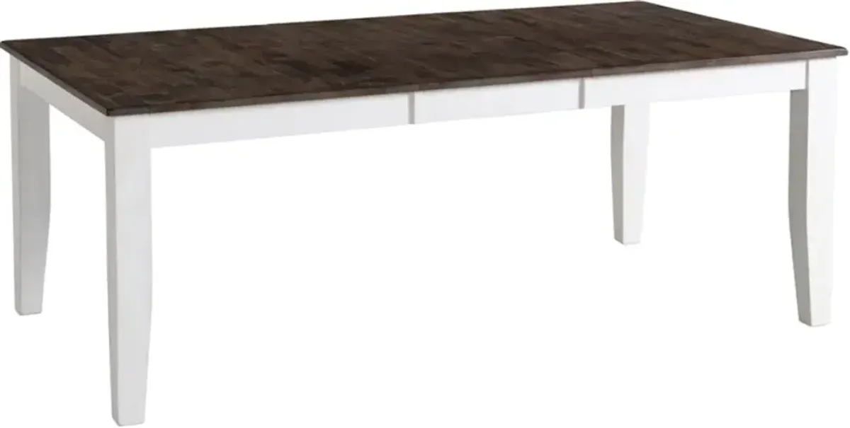 Intercon Kona 5-Piece Gray/White Dining Set