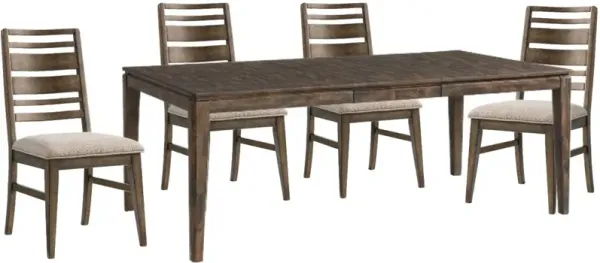 Intercon Kauai 5-Piece Brushed Mango Dining Set