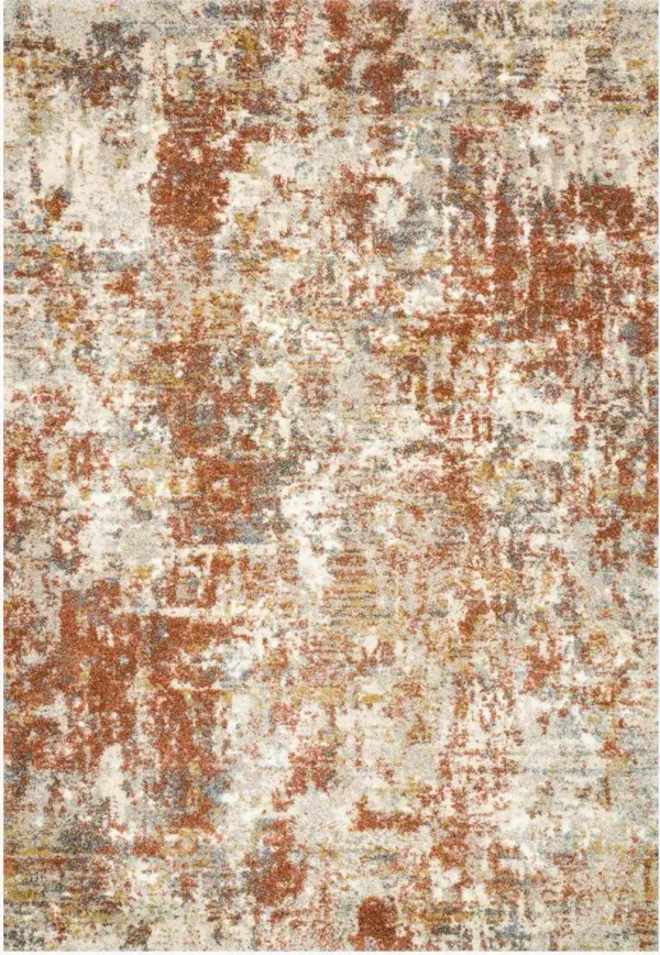 Loloi Landscape Rust 8'x11' Rug