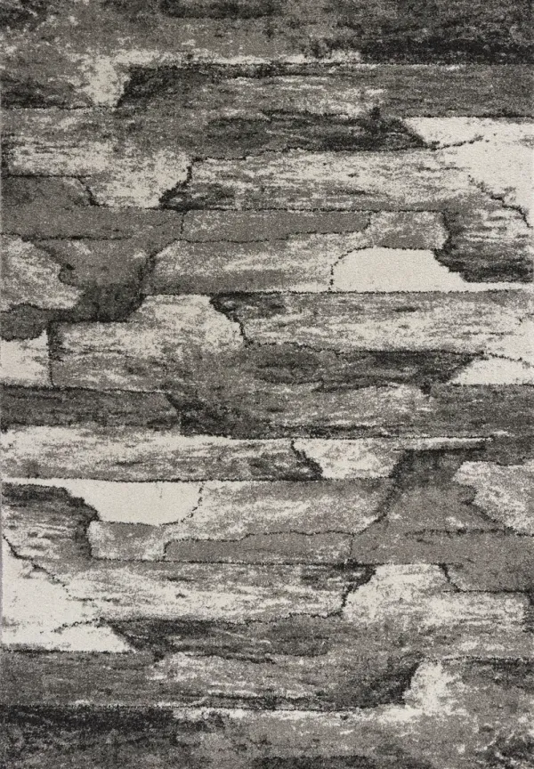 KAS Rugs Landscapes Grey Highlights 5'x8' Rug