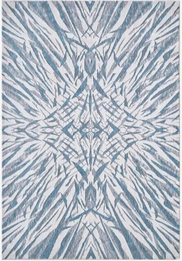 KAS Rugs Luna Gold/Gray Watercolors 5'x8' Area Rug