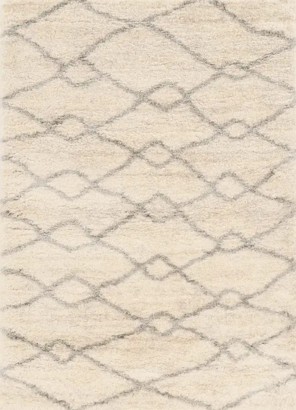 KAS Rugs Merino 6700 Ivory/Grey London 8'x10' Area Rug