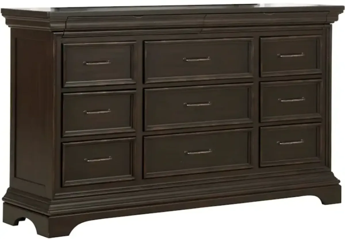 Pulaski™ Caldwell Deep Brown Dresser