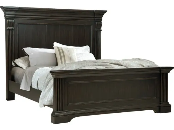 Pulaski™ Caldwell Deep Brown King Panel Bed