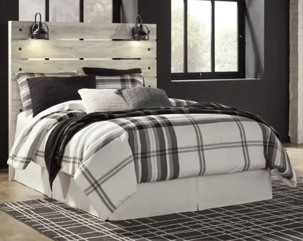 Signature Design by Ashley® Cambeck 5-Piece Whitewash Queen Panel Headboard Bedroom Set