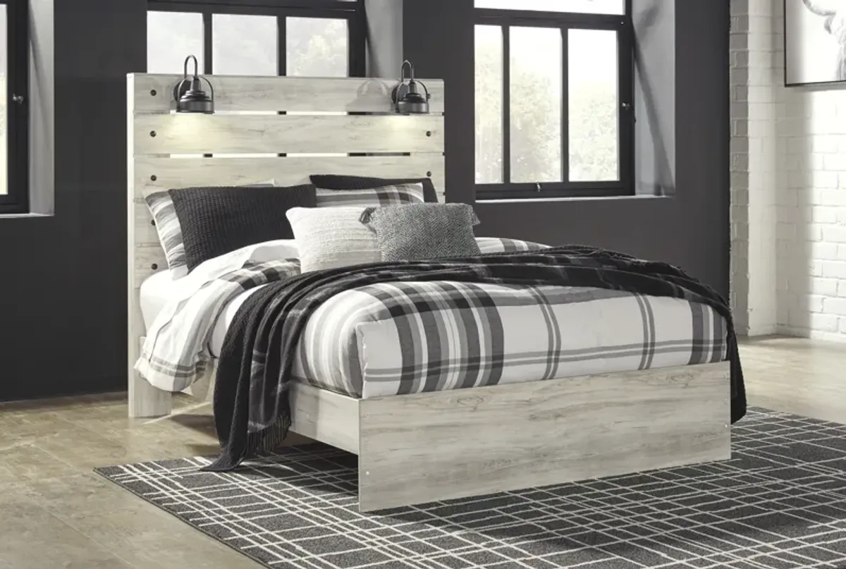 Signature Design by Ashley® Cambeck 2-Piece Whitewash Queen Panel Storage Bed Set