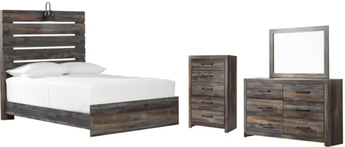 Signature Design by Ashley® Drystan 4-Piece Multi Full Panel Bed Set