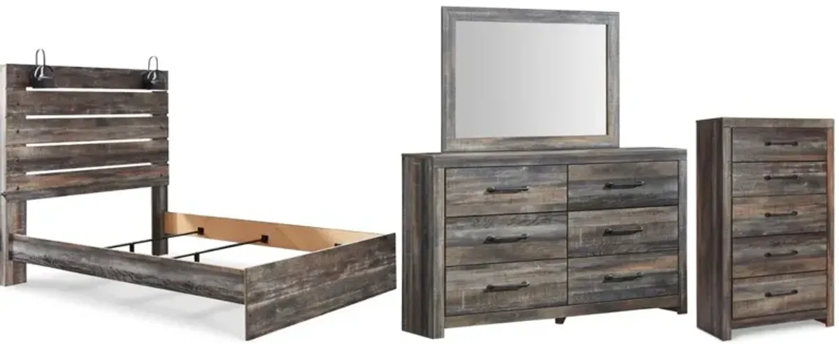 Signature Design by Ashley® Drystan 4-Piece Multi Queen Panel Bed Set