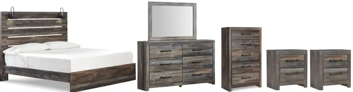 Signature Design by Ashley® Drystan 6-Piece Multi Queen Panel Bed Set