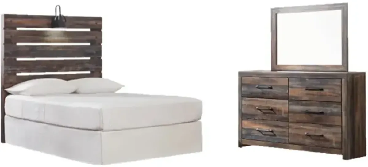 Signature Design by Ashley® Drystan 3-Piece Multi-Color Twin Panel Headboard Set