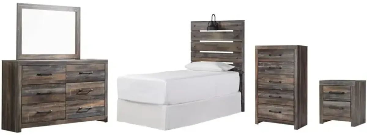 Signature Design by Ashley® Drystan 5-Piece Multi Twin Panel Bet Set