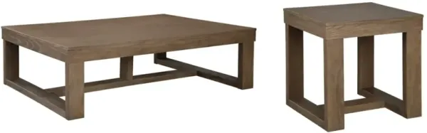 Signature Design by Ashley® Cariton 2-Piece Gray Living Room Tables Set