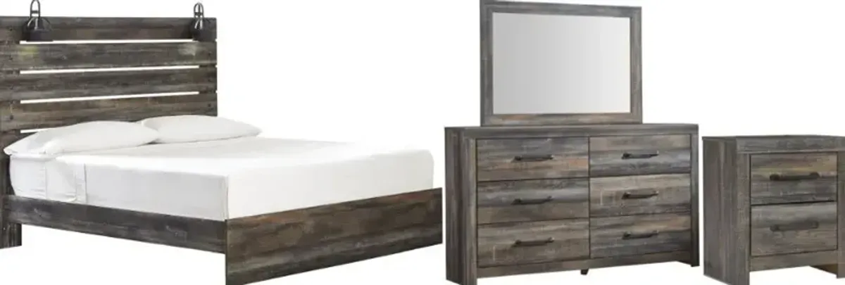 Signature Design by Ashley® Drystan 4-Piece Multi Queen Panel Bed Set