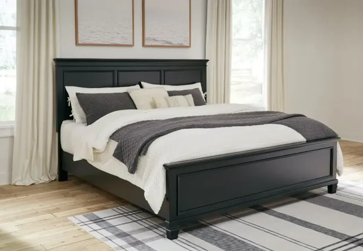 Signature Design by Ashley® Lanolee 3-Piece Black Queen Bedroom Set