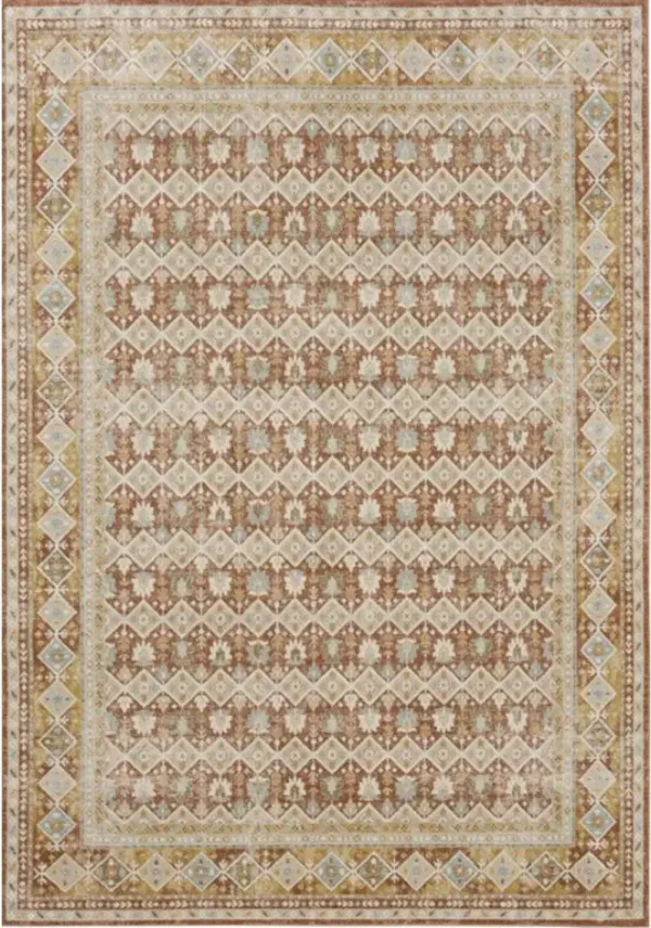 Karastan® Windermere Staveley Terracotta 5'x8' Area Rug